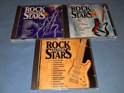 ROCK SUPER STARS - Vol.1-3 - CD-Sammlung - 3x Sampler - TOP!!