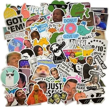 112pcs Meme stickers for laptop luggage sktateboard mug USA Shipped high quality