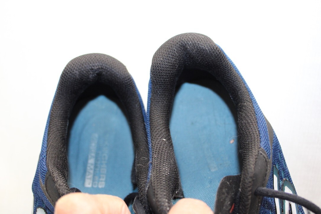 Skechers Go Run 7.5 Navy Black Men Road Running Jogging Shoes