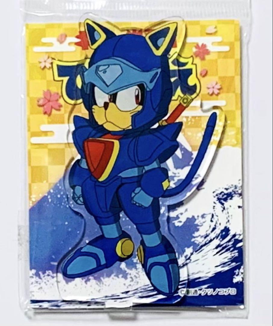 Samurai Pizza Cats Acrylic Stand Sukashii Guido Anchovy Cat Ninden