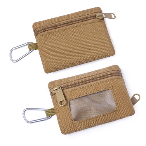 Tactical Mini EDC Pouch Coin Purse Keychain Pockets Credit Card Holder Waist Bag - Picture 14 of 15