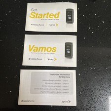 Sprint kyocera kona instruction manuals / both english and spanish