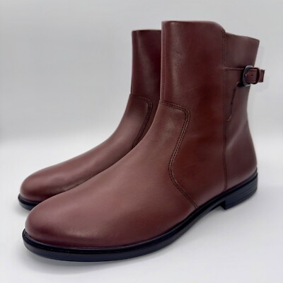Ecco Touch 15 Buckle Hydromax Boots Women s Size 9 EU 40 Brown Leather