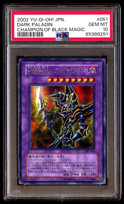 PSA 10 Gem Mint Dark Paladin 303-051 Champion of Black Magic
