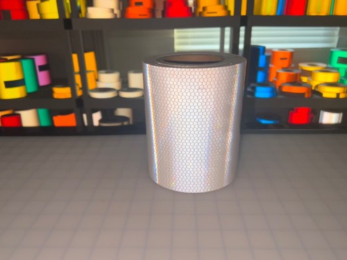 6" Weiß Hochintensives Reflektierendes Band HÜFTE Typ 4 Oralit Nikkalit Prismatisch - Bild 7 von 12