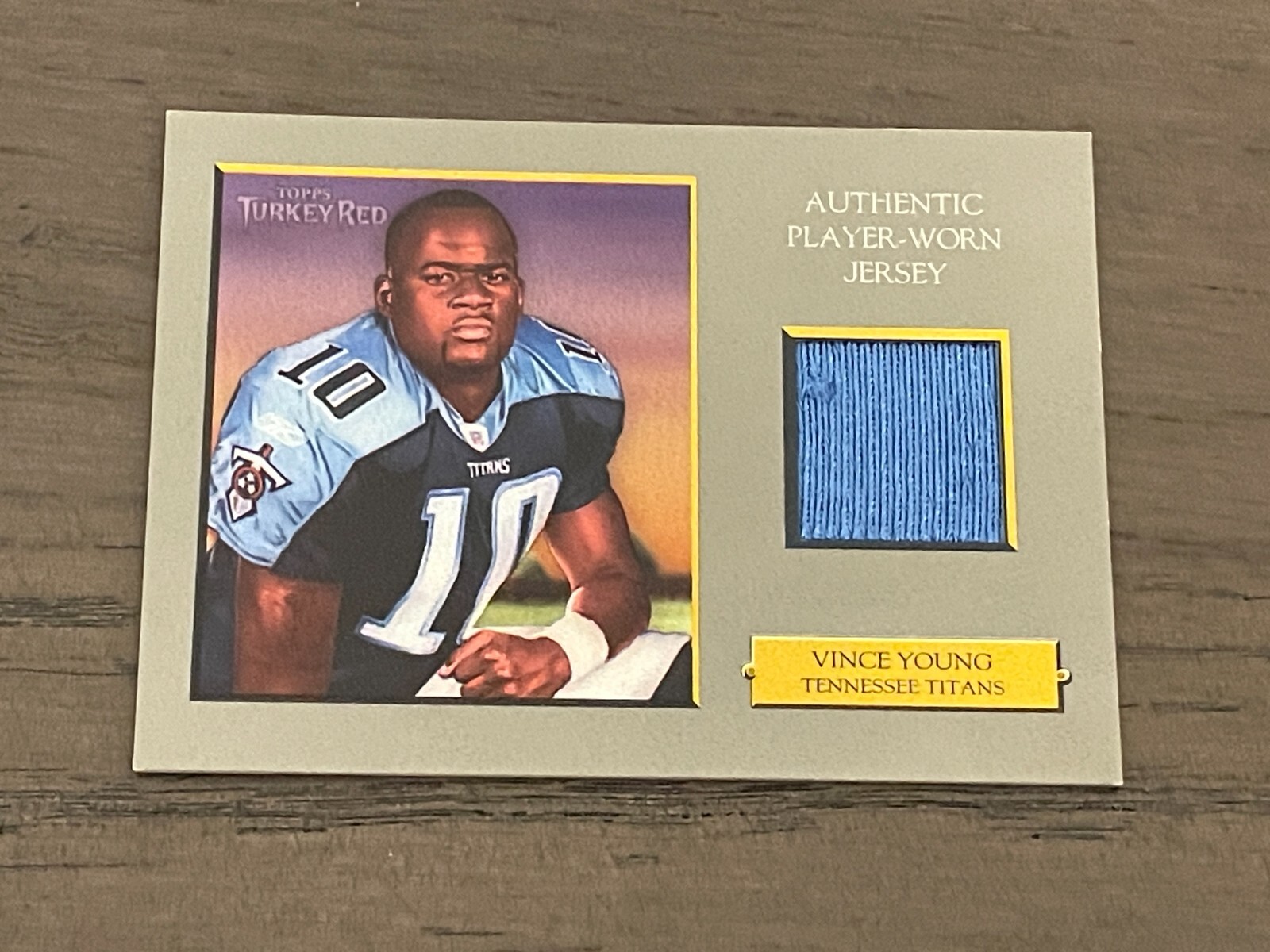 Vince Young Topps Turkey Red Relics #TRRVY Relics