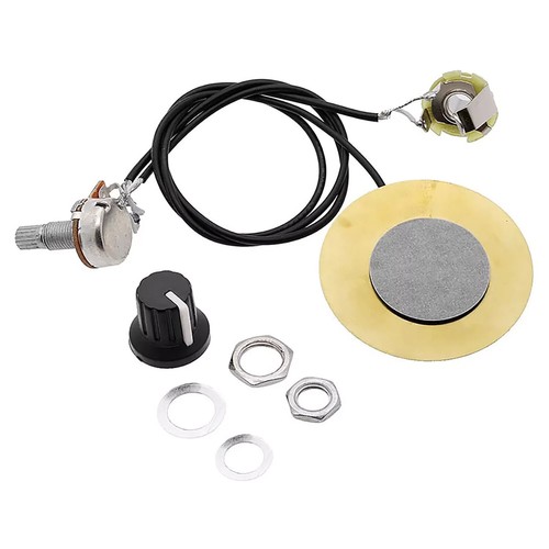 4x 50mm Pickup Piezo Transducer Pickups Prewired Amplifier w/6.35mm Output Jack - Picture 9 of 11