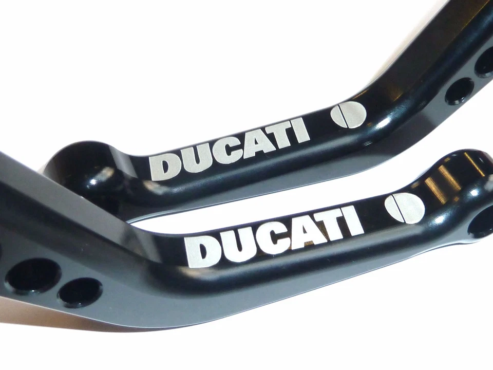Ducati Hypermotard 796 2010 2012 Court Noir Levier Frein Embrayage Route Course - Photo 2/4
