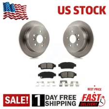 Fits 2004-2010 Toyota Siennafits Rear Disc Rotors & Semi-Metallic Brake Pad Kit
