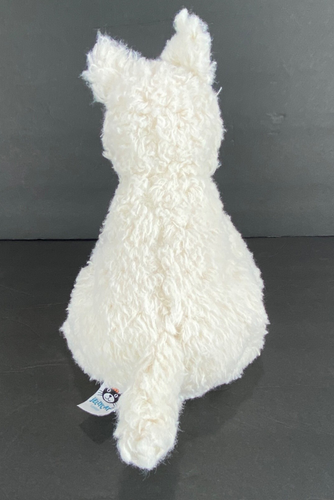 Jellycat Munro Scottie Dog Terrier Plush white Fuzzy Stuffed Animal 10” - Picture 8 of 16
