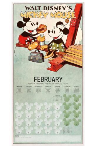 Disney Mickey Mouse 2025 Calendar - Official 16 Month - 30 x 60cm - Picture 3 of 4