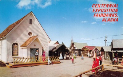 Main Street Gold Rush Town Alaska 67 Centennial Exposition Fairbanks