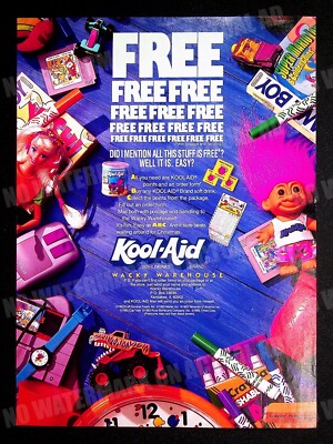 Kool-Aid Drink Mix 1993 Trade Print Magazine Ad Poster ADVERT