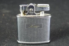 Vintage Ronson Standard Lighter Chrome Art Deco 'KAY' Engraved
