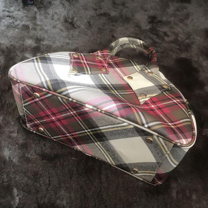 Vivienne Westwood Check Handbag about 20 x 28 x 14cm Women Vivienne Westwood Check Handbag about 20 x 28 x 14cm Women
