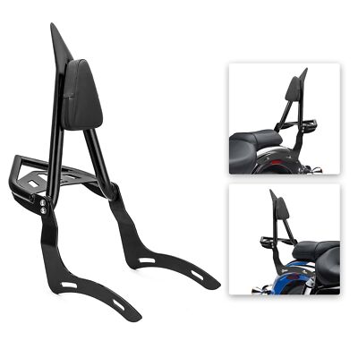 26'' Height Backrest Sissy Bar Rack For Kawasaki Vulcan 900 Classic 2006-2025