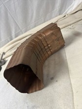 Copper Gutter Elbows. A Bend 75 Degree. 3  x4  