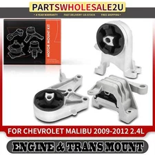 New Auto Trans Motor & Transmission Mount for Chevrolet Malibu 2009-2012 L4 2.4L