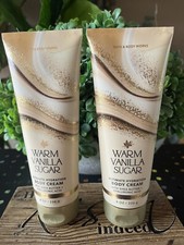 Bath Body Works Body Cream Lot Of 2 Warm Vanilla Sugar 8fl Oz