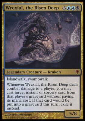 MTG WREXIAL, THE RISEN DEEP EXC - SIGNED WREXIAL, L'ABISSO VIVENTE - WWK