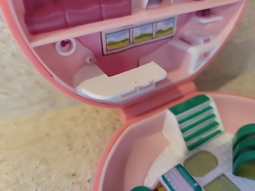 1989 Vintage Polly Pocket Buttons Button's Animal Hospital Compact NUR Bluebird - Bild 4 von 9
