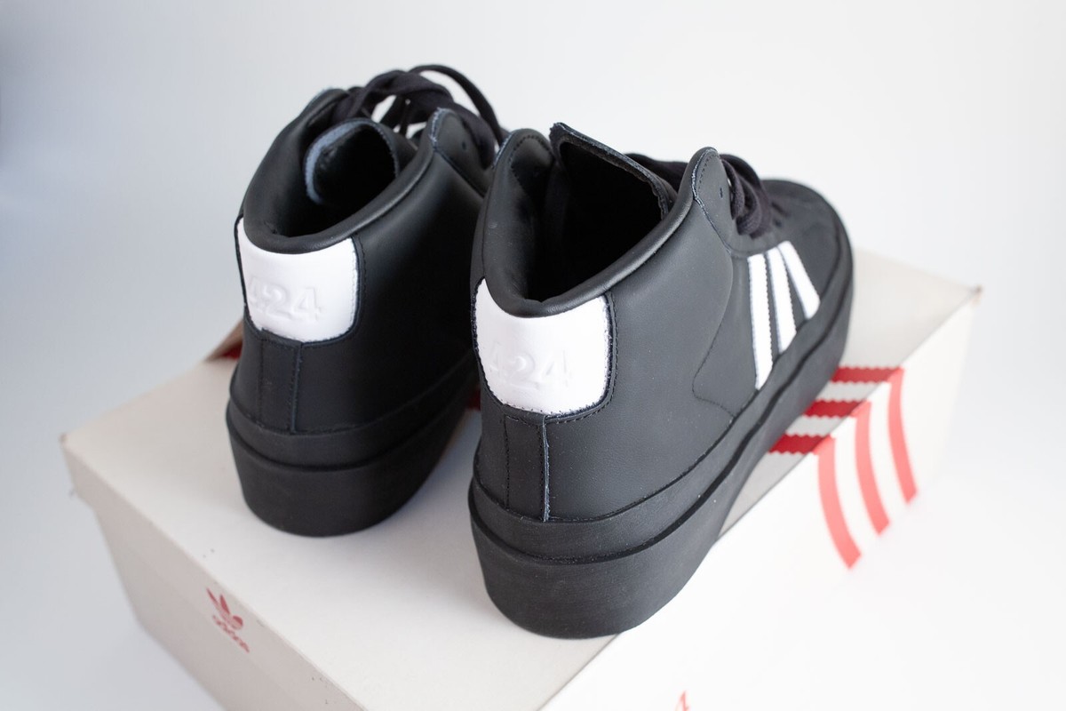 Size 11 - 424 x adidas Pro Model Core Black for sale online | eBay