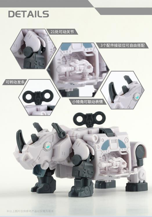 52Toys BeastBOX Robotic BB-06CS Rhinoceros Transforming Figure | eBay