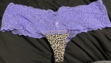 VINTAGE VICTORIA S SECRET PINK EXTRA LOW RISE CHEEKSTER PANTY SIZE MEDIUM