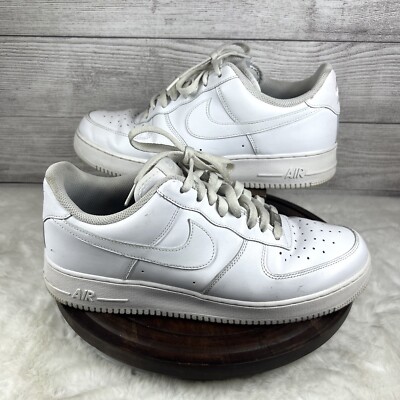 Nike Air Force 1 '07 Low Triple White Size 12 Mens CW2288