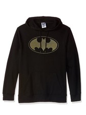 Mens Black Batman Pullover Hoodie Sweatshirt Bat Man