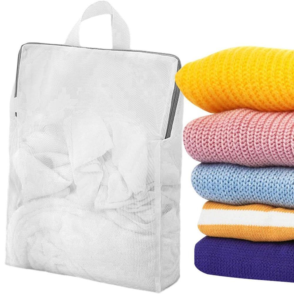 Mesh Laundry Bags With Zips, Delicates Washing Machine Wash Pouch Bag