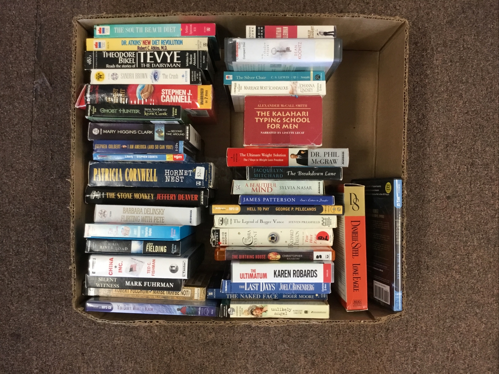 Audio Books on CD / Cassette Great Authors You Pick