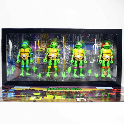 NECA Teenage Mutant Ninja Turtles TMNT Arcade Game Hero Figure Set