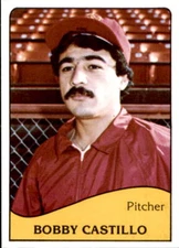 1979 Albuquerque Dukes TCMA #22 Bobby Castillo Los Angeles California CA Card