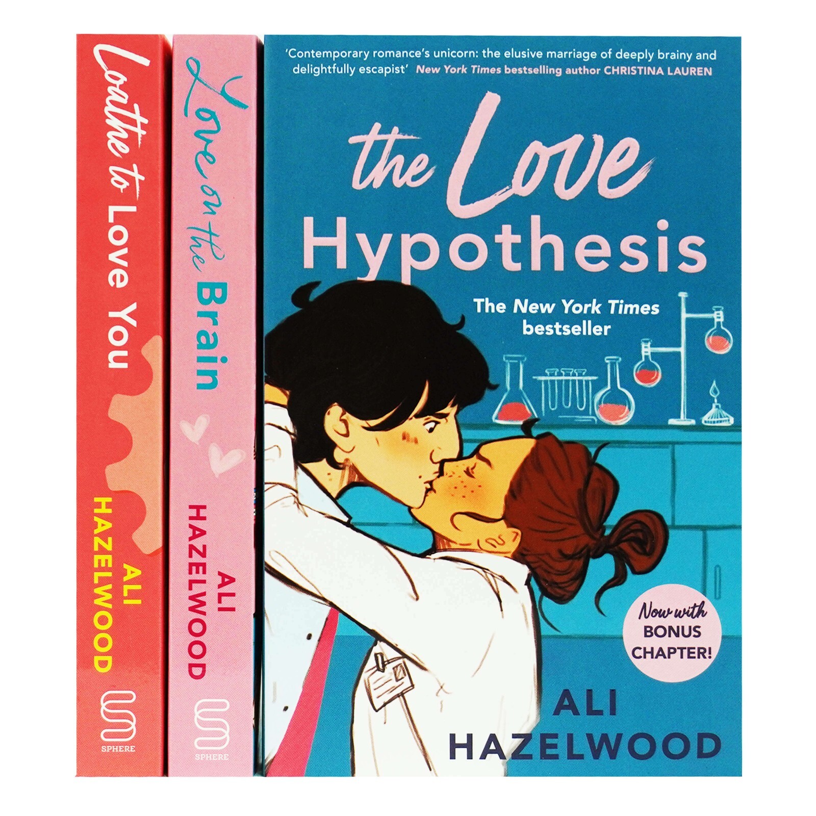 Ali Hazelwood Unisex Collection 3 Books Set (The Love Hypothesis, Love On The Brain & Loathe To Love You) - Image 3