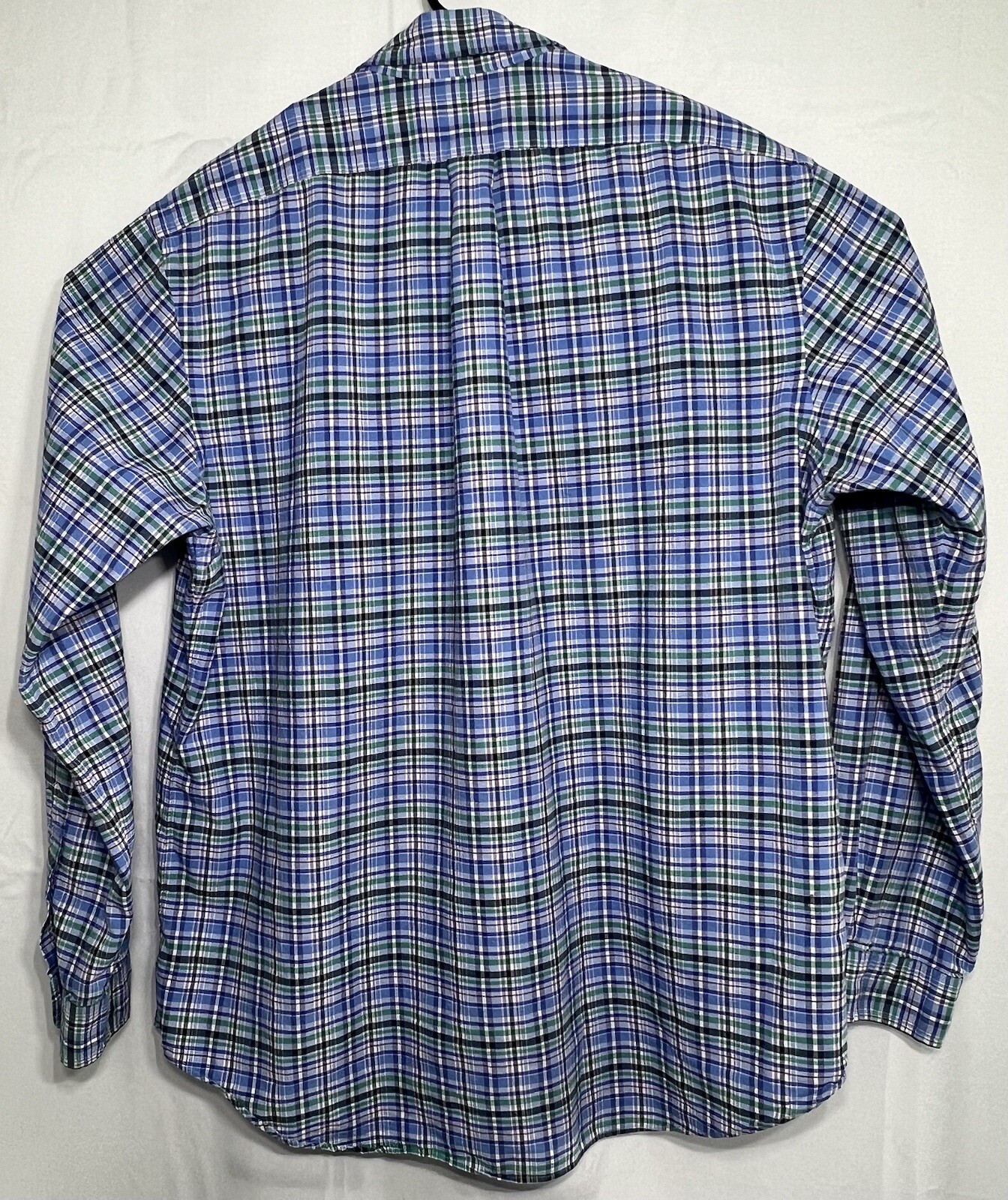 Ralph Lauren camicia uomo extra large colorata a quadri manica lunga con polo pony