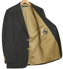 Purdue Boilermakers Team Blazer Licensed Logo Sport Coat Short - Regular - Tall