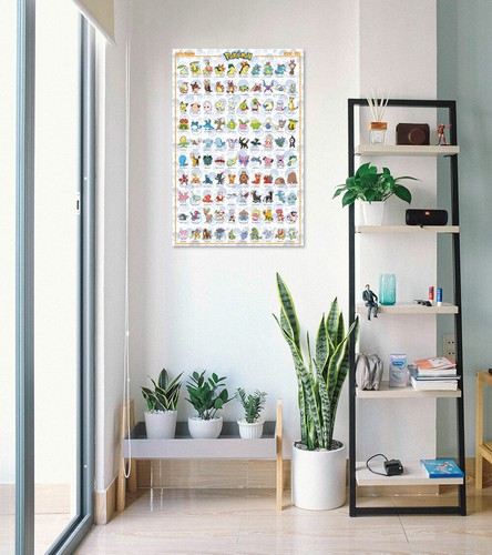 Pokemon - TV Show / Gaming Poster (100 Johto Region Pokemon) (Size: 24" x 36") - Picture 3 of 6