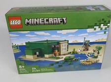 LEGO Minecraft: The Turtle Beach House (21254) New Excellent Condition