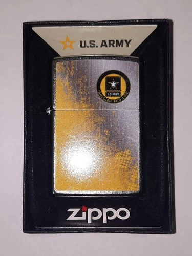 US ARMY VETERAN STAR ZIPPO LIGHTER IN BOX