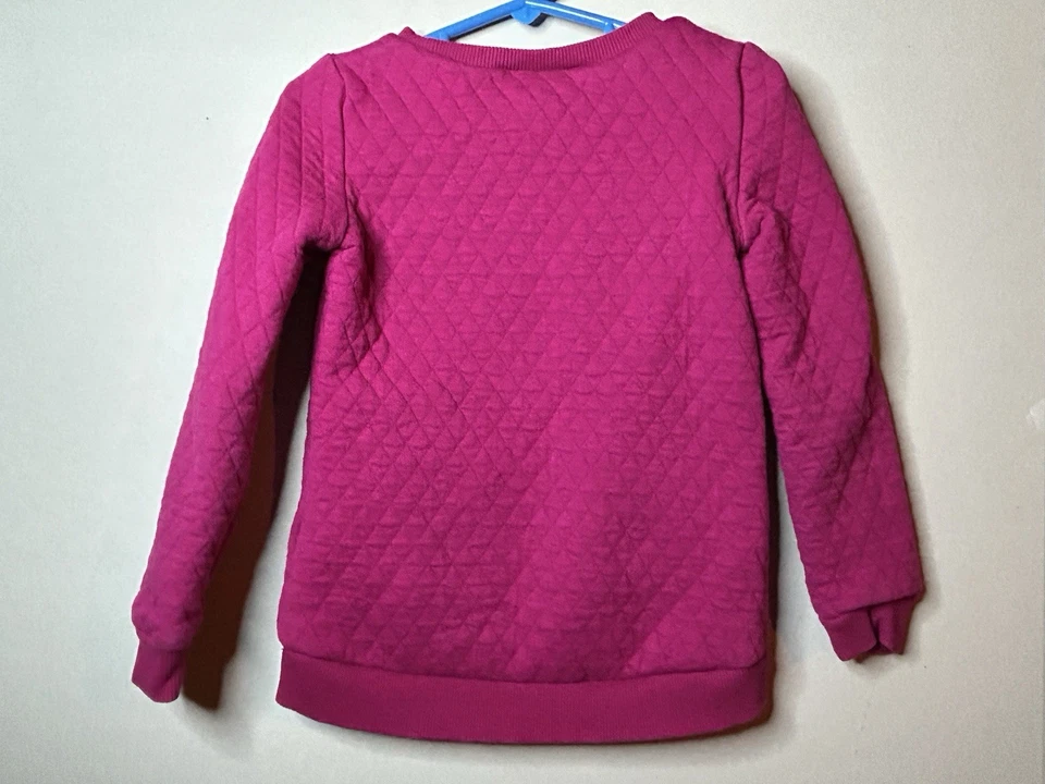 Juicy Couture Pink Sweatshirt Girls Size 6 - Image 2 of 4