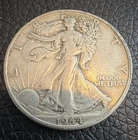 1944-D Liberty Walking Half Dollar 50C Circulated Silver Business Strike Denver