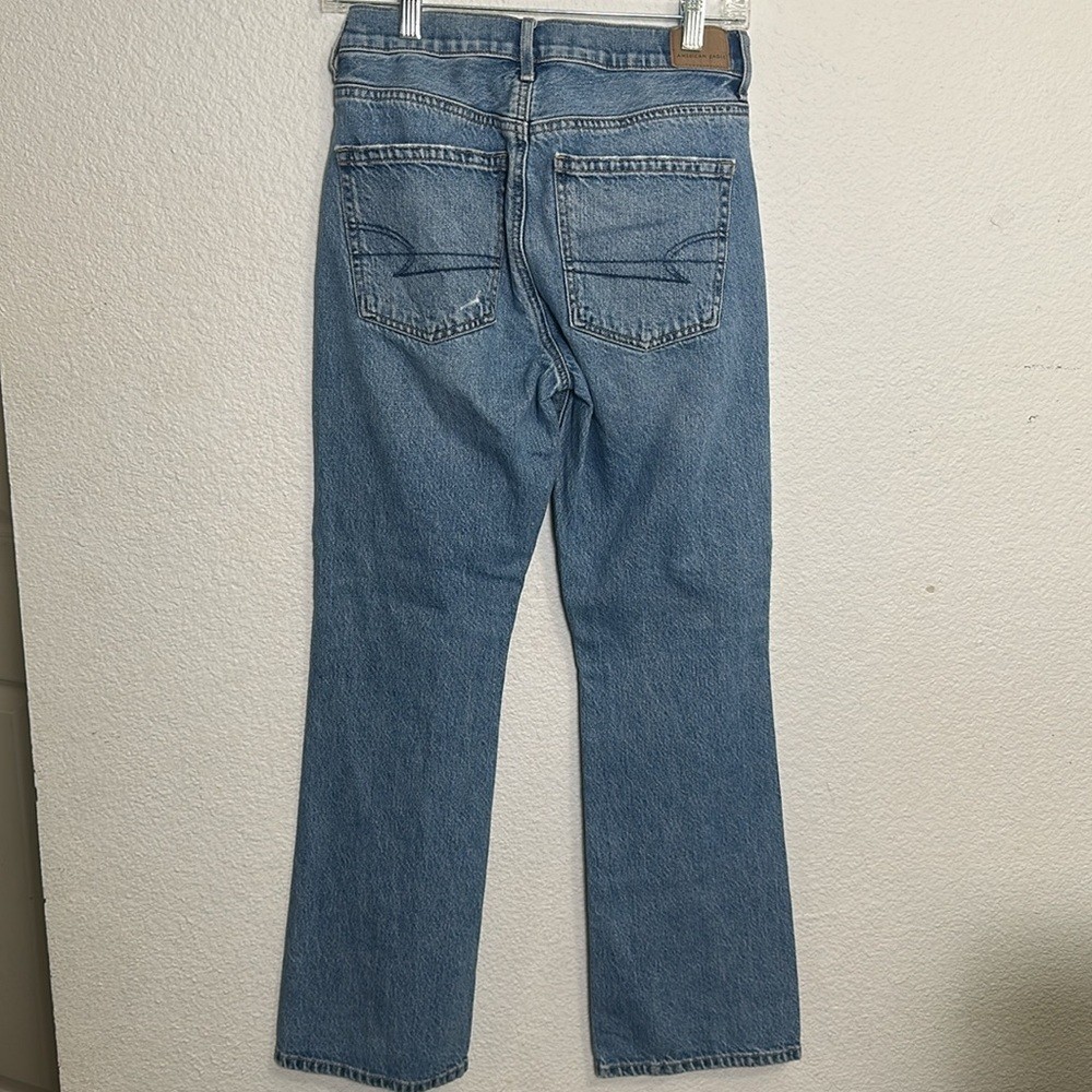 American Eagle 90s Bootcut Split Bottom Denim Jea… - image 2