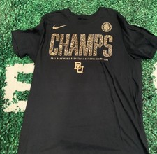 Nike Baylor Bears 2021 NCAA Men's Basketball National Champions Shirt Black L