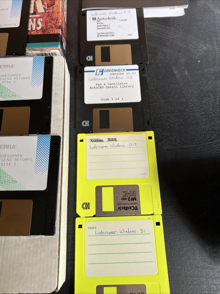 Lode Runner The Legend Returns Floppy Disk Sierra 1996 PC Big Box Windows CD ROM - Image 4 of 4