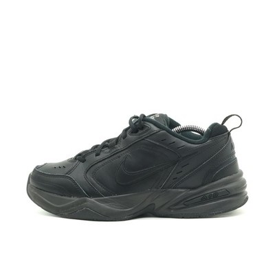 Nike Herren Air Monarch IV Schuh Schwarz Leder Niedrig Air-ämpfung Sneaker EU 42