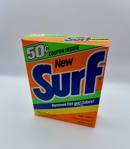 Vintage Box Surf Powder Laundry Detergent Lever Brothers Unopened Sample Coupon - Picture 17 of 23