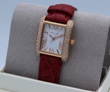 New Authentic Michael Kors Emery Red Rose Gold Crystals Women's MK4689 Watch