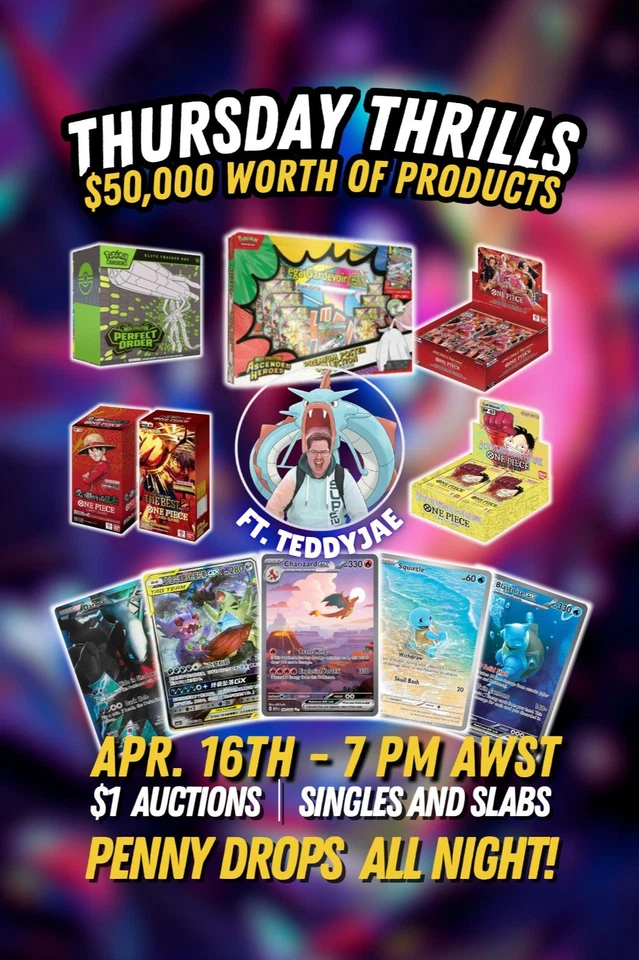 $1 Auction | Singles | Slabs | Sealed 🔥