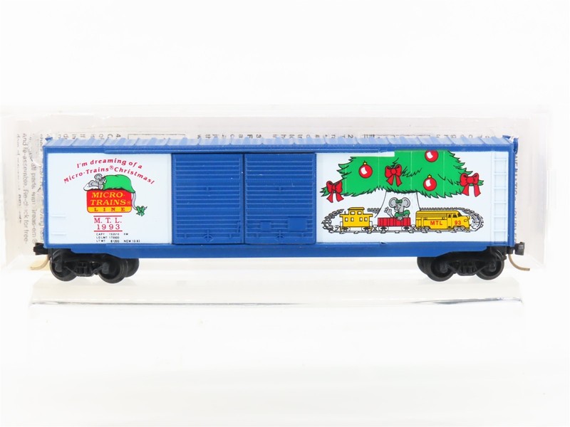 N Scale Micro-Trains MTL 37020 Christmas Holiday Car 50' Box Car #1993